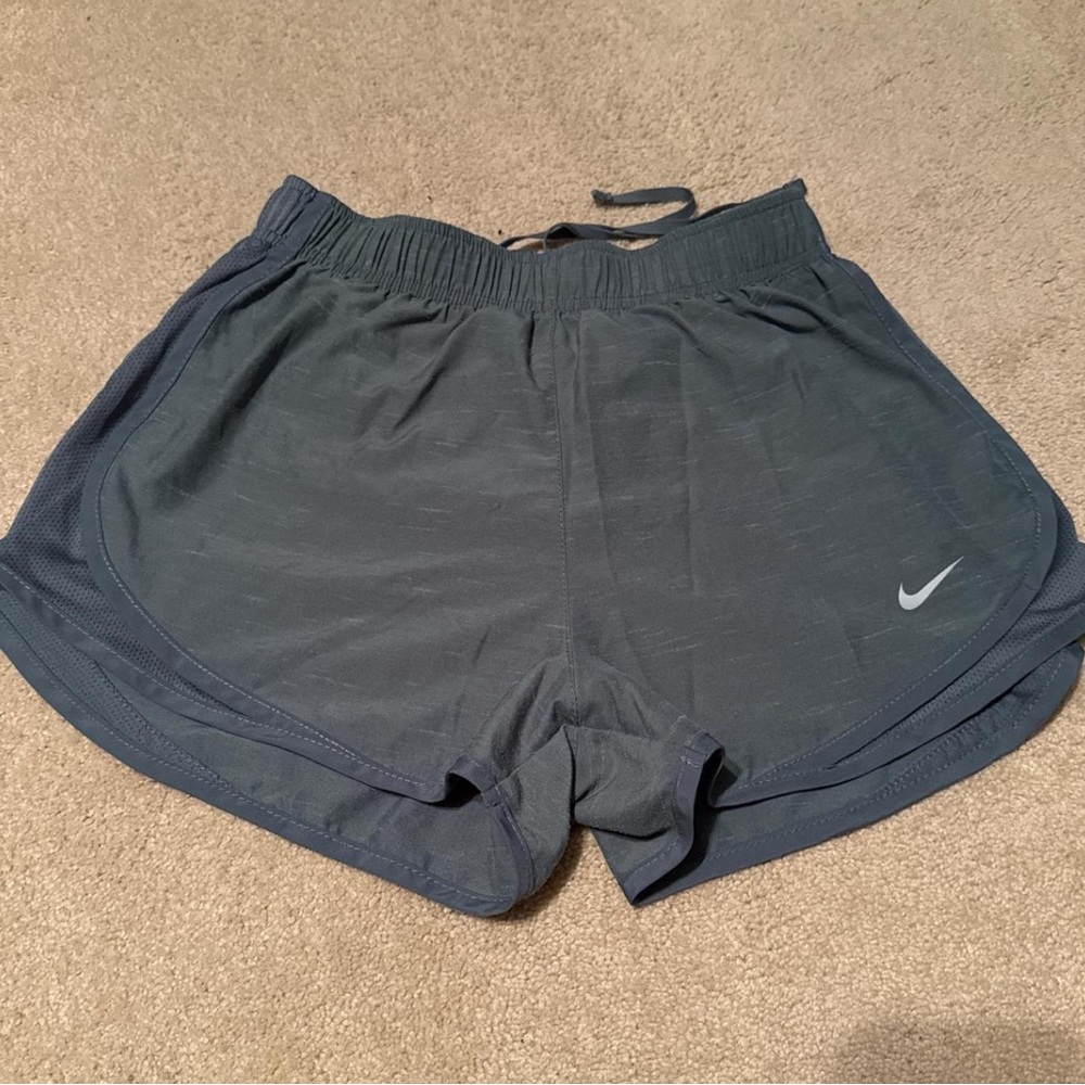 Nike Women's Dark Green Athletic Shorts